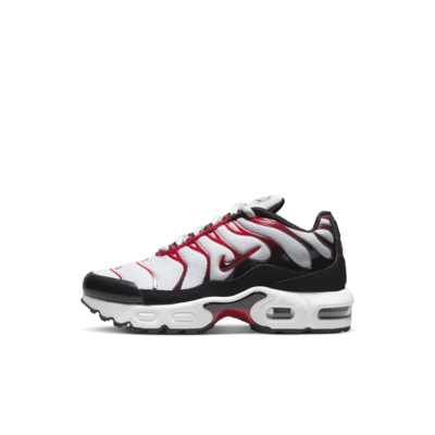 Nike Air Max Plus sneaker Pure Platinum/Zwart/Wit/University Red