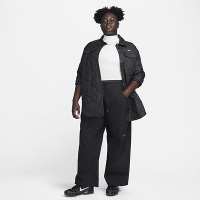 Nike Sportswear Essential Women's Woven High-Waisted Trousers (Plus Size)