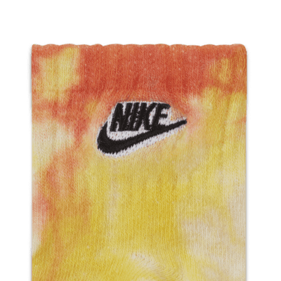 Nike Baby Tie-Dye Gripper Socks (3 Pairs)