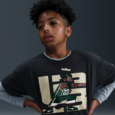 LeBron "Point Forward" Older Kids' Max90 Basketball T-Shirt