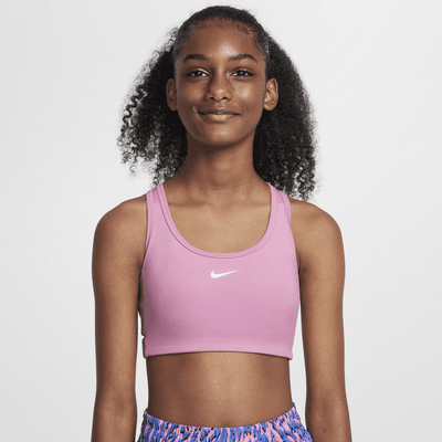 Nike Swoosh EasyOn Big Kids' (Girls') Sports Bra