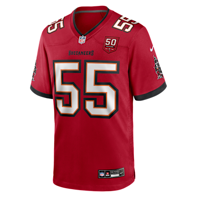 Derrick Brooks Tampa Bay Buccaneers 50th Anniversary Men's Nike NFL Game Jersey