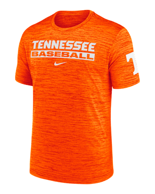 Мужская футболка Tennessee Volunteers Velocity Baseball Wordmark Stack Nike Dri-FIT College