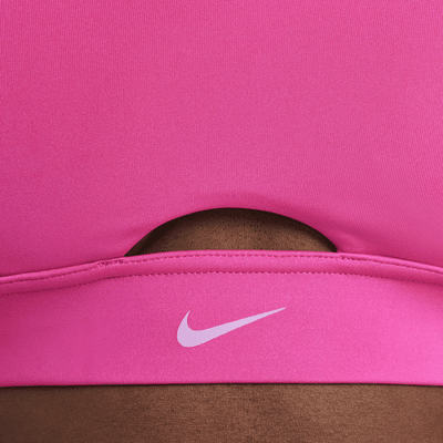 Bra deportivo con almohadilla de media sujeción para mujer Nike Indy Plunge Cutout