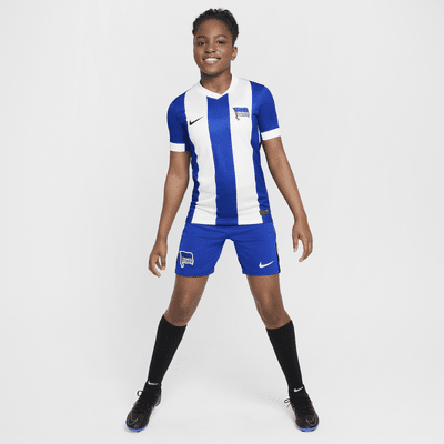 Short de foot replica Nike Dri-FIT Hertha BSC 2024/25 Stadium Domicile/Extérieur pour ado