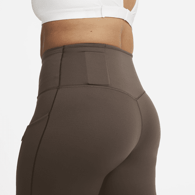 Nike Go Leggings in voller Länge mit Taschen, starkem Halt und hohem Bund für Damen