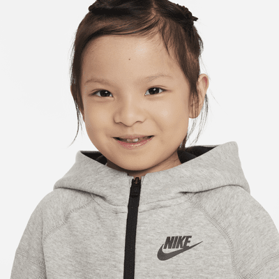 Ensemble deux pièces avec sweat à capuche Nike Sportswear Tech Fleece Full-Zip Set pour tout-petit