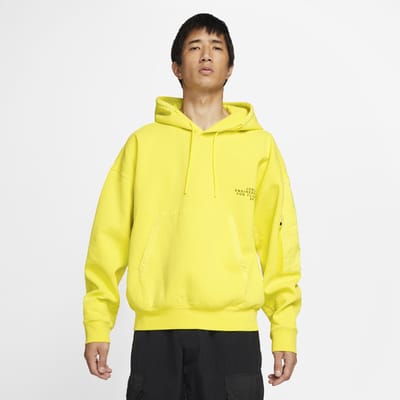 nike hoodie yellow and black