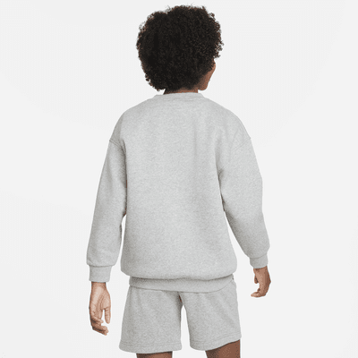 Sudadera oversized para niños talla grande Nike Sportswear Club Fleece