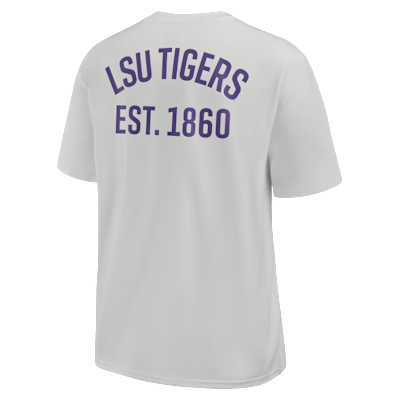 Playera universitaria Nike para hombre LSU Legacy Max90 Pocket 2-Hit