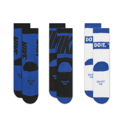 Nike Little Kids' Dri-FIT Sport Crew Socks (3 Pairs)