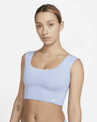 Женские  Nike Essential Crop Swim Top