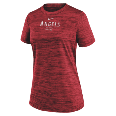 Los Angeles Angels Authentic Collection Practice Velocity Women's Nike Dri-FIT MLB T-Shirt