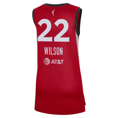 A'ja Wilson Las Vegas Aces 2024 Rebel Edition Nike Dri-FIT WNBA Victory Jersey