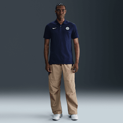 Ανδρική ποδοσφαιρική μπλούζα πόλο Ίντερ Nike Dri-FIT The Nike Polo