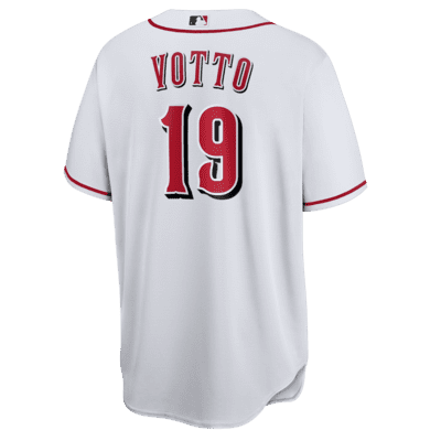 MLB Authenticated Joey Votto Autographed Official Jersey “10' NL MVP”