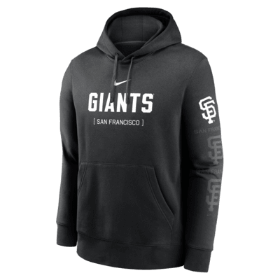 Sudadera con gorro sin cierre Nike de la MLB para hombre San Francisco Giants Fashion Club