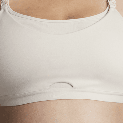 Bra deportivo de lactancia con forro delgado de baja sujeción para mujer (maternidad) Nike Alate (M)