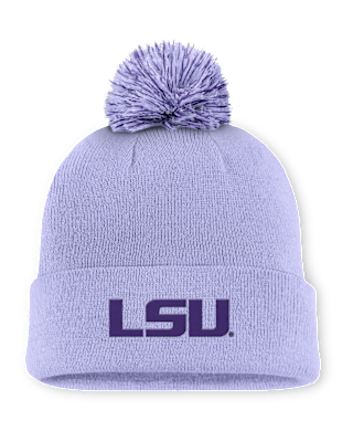 Мужские  LSU Primetime Campus Toned Nike College Cuffed Pom Beanie