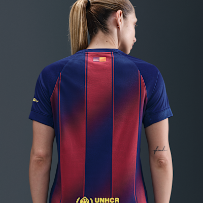 FC Barcelona 2025/26 Stadyum İç Saha Nike Dri-FIT Kadın Futbol Taraftar Forması