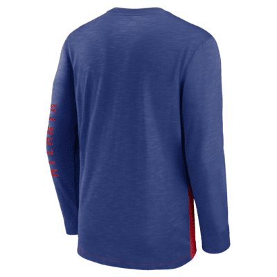 Nike Cooperstown Rewind Splitter (MLB Atlanta Braves) Men's Long-Sleeve T-Shirt