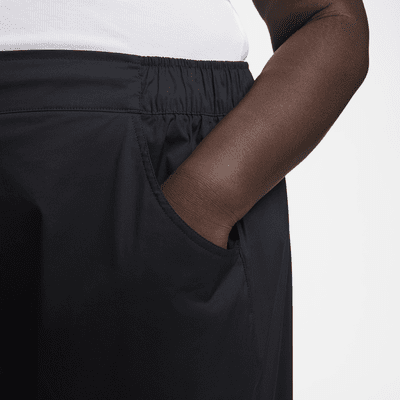 Pantalon taille haute tissé Nike Sportswear Essential pour femme (grande taille)