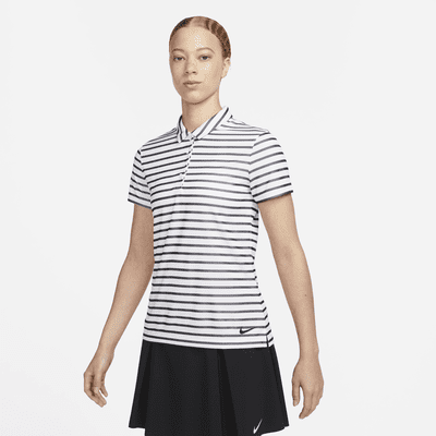 Nike Dri-FIT Victory Women's Striped Golf Polo. Nike UK