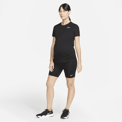 Nike One (M) Biker-Shorts (ca. 18 cm) für Damen (Umstandskleidung)