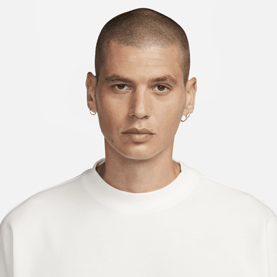 Felpa oversize a manica corta Nike Sportswear Tech Fleece Reimagined – Uomo