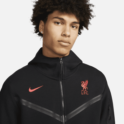 Liverpool F.C. Away Tech Fleece Windrunner Men's Full-Zip Hoodie. Nike NL