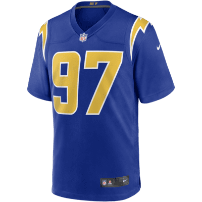 Nike Youth Los Angeles Chargers Justin Herbert #10 Royal Color Rush Game  Jersey