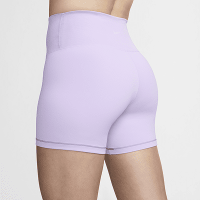 Shorts de ciclismo de tiro alto de 18 cm para mujer Nike One Rib