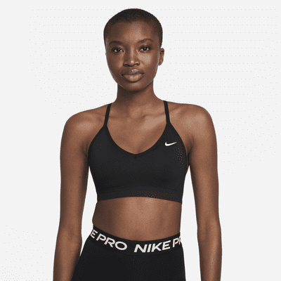 Brassière de sport rembourrée à maintien léger Nike Indy pour Femme