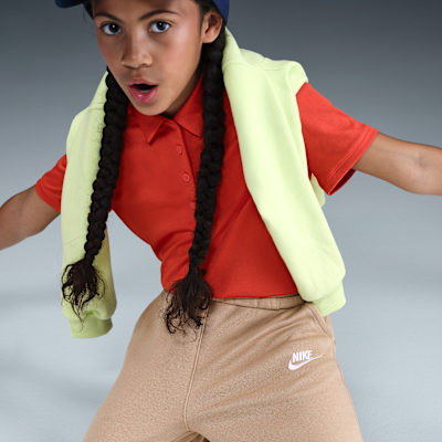 Pants de pierna ancha para niña Nike Sportswear Club Fleece
