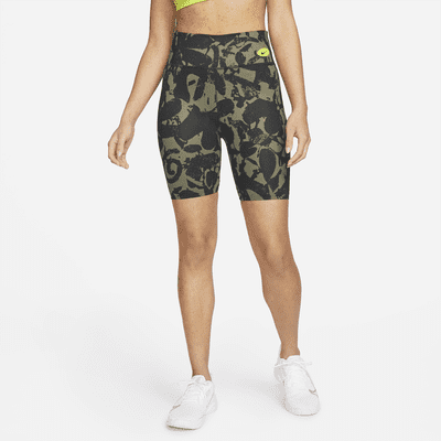 nike one mid rise shorts