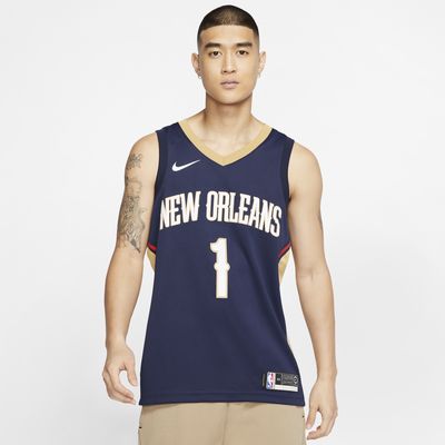 zion williamson in a pelicans jersey