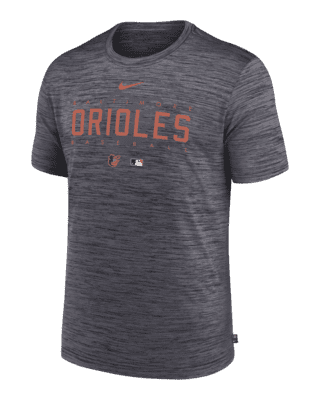 Nike MLB Baltimore Orioles The Birds Tee Mens M Medium Dri-Fit Cooperstown