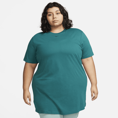 Nike Sportswear Essential Women's Short-Sleeve T-Shirt Dress (Plus Size ...