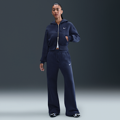Nike Sportswear Phoenix Fleece Women's Loose Full-Zip Cropped Hoodie