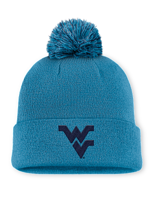 Мужские  West Virginia Primetime Campus Toned Nike College Cuffed Pom Beanie
