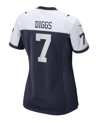 NFL Dallas Cowboys (Trevon Diggs) Women's Game Football Jersey.