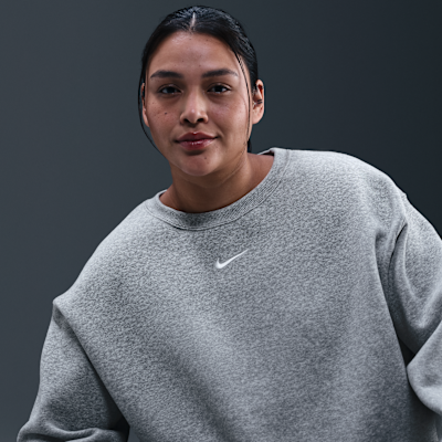 Nike Sportswear Phoenix Fleece Women's Oversized Crew-Neck Sweatshirt (Plus Size)