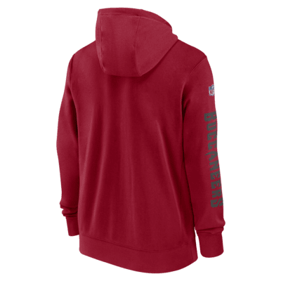 Tampa Bay Buccaneers Sideline Team Issue Club Men's Nike Full Zip Hoodie