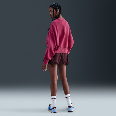 Sudadera de cuello redondo sin cierre extra oversized para mujer Nike Sportswear Phoenix Fleece