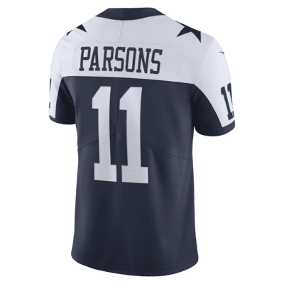 Micah Parsons #11 Dallas Cowboys Nike Youth Throwback Game Jersey