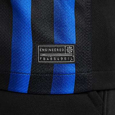 Inter de Milán local 2025/26 Stadium Jersey de fútbol Nike Dri-FIT Replica para niños talla grande