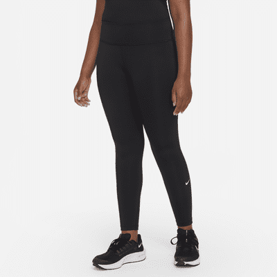 Nike Dri-FIT One Big Kids' (Girls') Leggings (Extended Size). Nike.com
