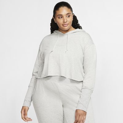 Sudadera corta con capucha para mujer (talla grande) Nike Yoga Luxe.  Nike.com