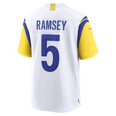 Jersey de fútbol americano Game para hombre NFL Los Angeles Rams (Jalen Ramsey)