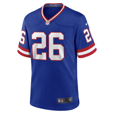 Nike New York Giants Saquon Barkley Home Game NFL Jersey